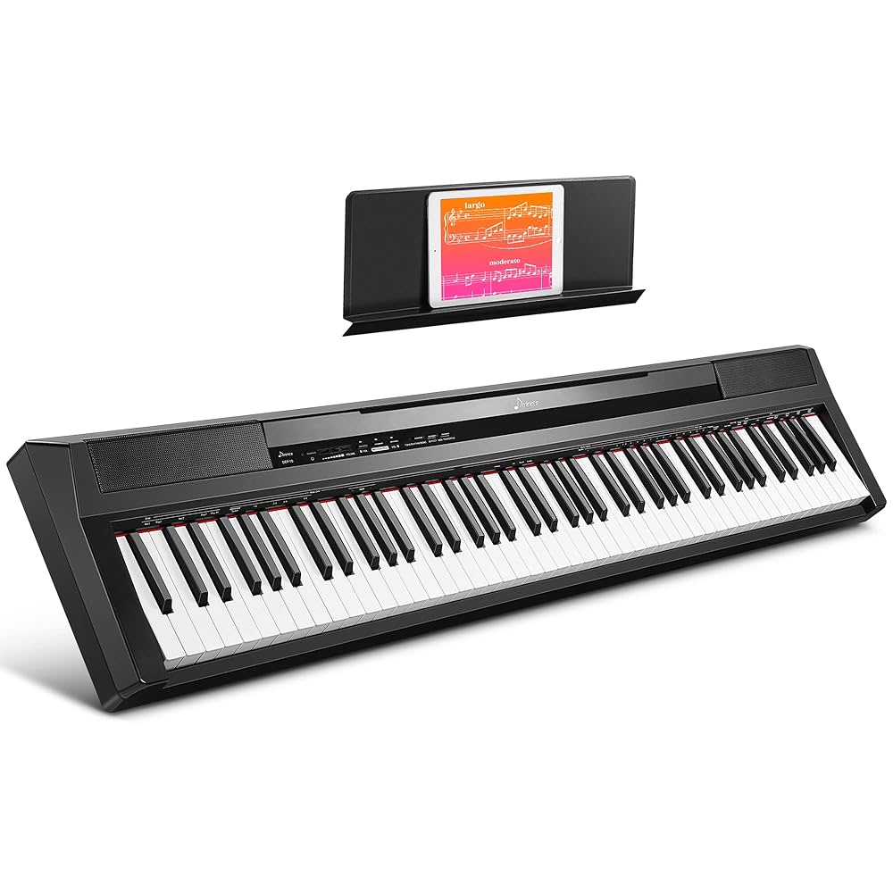 Donner DEP-10 電子ピアノ Donner DEP-10 Digital Piano 88 Key Semi-Weighted, Full-Size